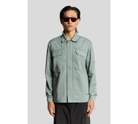 Lyle & Scott Multi Pocket Overshirt Cold Mint Talla: L | Camisas Casuales Outlet | Hombre | Cian