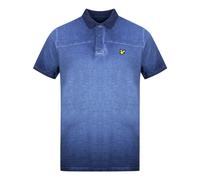 Lyle & Scott Navy Blue Ink Wash Polo Shirt