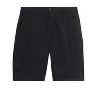 Lyle & Scott Pantalones Cortos Cargo para Hombre, 100% algodón, Corte básico, Tallas XS-XXL, Negro Azabache, 34