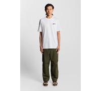 Lyle & Scott Paper Letters Graphic T-shirt White Talla: M | Camisetas con Decoración Impresa Outlet | Hombre | Blanco