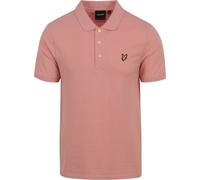 Lyle & Scott Pink Plain Polo Shirt