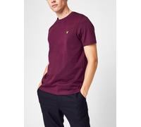 Lyle & Scott Camiseta Simple Borgoña Talla M