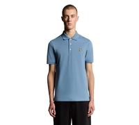 Lyle & Scott Polo básico de manga corta para hombre, Ocean Sky X861, M