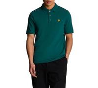 Lyle & Scott Polo para hombre | Pique Algodón | Corte básico, W746 Malaquita Verde, S