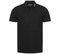 Lyle & Scott Polo Shirt Casual De Hombre Tech Águila Tonal Negro Nuevo