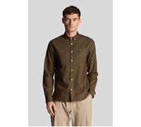 Lyle & Scott Regular Fit Light Weight Oxford Shirt Olive Talla: S | Camisas Casuales Outlet | Hombre | Verde