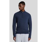 Lyle & Scott Saddle Sleeve Quarter Zip Jumper Navy Heather Talla: XL | Jerséis Outlet | Hombre | Azul