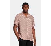 Lyle & Scott Shuttle Print Revere Collar Shirt Hutton Pink Talla: S | Camisas Casuales Outlet | Hombre | Rosa
