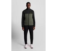 Lyle & Scott Sports Fleece Hybrid Jacket Jet Black/granite Talla: M | Chaquetas Finas Outlet | Hombre | Negro