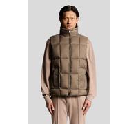 Lyle & Scott Square Wadded Puffer Gilet Falcon Talla: M | Chalecos sin Mangas Outlet | Hombre