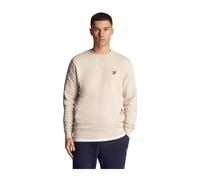 Lyle & Scott - Sudadera de cuello redondo con capa intermedia - Sweatshirts & Hoodies - Hombre - Beige - XL -
