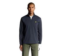 Lyle & Scott Suéter de campo de golf 2025 con cremallera de un cuarto para hombre, Z271 Dark Navy, L