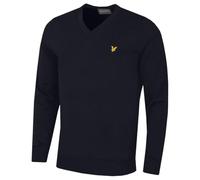 Lyle & Scott SuTER Hombre V Cuello - Azul Marino Oscuro - M