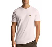 Lyle and Scott - Camiseta Lisa de algodón para Hombre, Rosa Claro, M