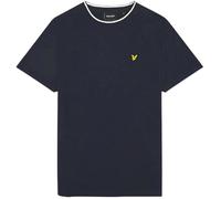 Lyle & Scott Tipped Collar Dark Navy T-Shirt