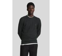 Lyle & Scott Tonal Eagle Lambswool Crew Neck Jumper Jet Black Talla: XL | Jerséis Outlet | Hombre | Negro
