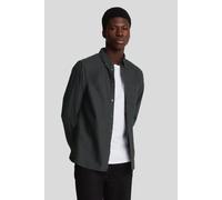 Lyle & Scott Tonal Eagle Plain Oxford Shirt Jet Black Talla: XS | Camisas Casuales Outlet | Hombre | Negro