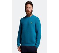 Lyle & Scott Tuck Stitch Knit Peak Blue Talla: M | Jerséis Outlet | Hombre | Azul