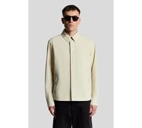 Lyle & Scott Zip Through Nylon Overshirt Grey Taupe Talla: M | Chaquetas Finas Outlet | Hombre | Negro