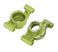 Lylithuif 2 uds aleación de Aluminio RC Soporte de buje de Brazo de nudillo Trasero para Coches Traxxas 1/10 MAXX 2.0 RC Piezas de Mejora de Asiento de Eje Trasero duraderas y Ligeras de (Verde)