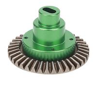 Lylithuif Connect Box 38T Engranaje Principal Pieza de actualización de Coche RC de precisión de Alta Resistencia para Modelo HSP 94180 1/10 Metal Rojo Plata Titanio Verde Oro 38 mm x 26 mm (Verde)