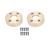 Lylithuif Contrapesos de latón para Coche RC, 2 Piezas de Pesos de latón de Alta Densidad para Piezas de actualización de Coche sobre orugas Axial RC, Mejora la Estabilidad y el