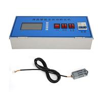 Lylithuif Controlador de incubadora digital automático LCD inteligente Control de humedad de temperatura de alta precisión para aves de corral Aves Pollo Huevos de pato Metal 32.5x14x7.5cm