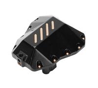 Lylithuif Cubierta del diferencial de latón para MK07 RC Crawler Cubierta del diferencial del Eje Delantero Trasero Dorado Negro El contrapeso Mejora la Estabilidad y el Estilo para