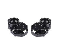 Lylithuif Cubiertas de Nudillos del Eje del Portal Trasero de aleación de Aluminio Mecanizadas CNC de precisión Cubierta de Engranaje anodizado Negro Duradero para Traxxas TRX4 RC Crawler