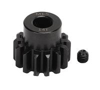 Lylithuif Engranaje de Motor de Coche RC M1.5 0.315 in Agujero Interior de Acero Control Remoto Engranaje de Motor de Coche para 1/5 Modelo de Coche TRAXXAS6S 1/5 8S Negro (14T)