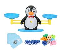 Lylithuif Escala de equilibrio de partidos Número para niños Juego de resta para sumar Juguete educativo para niños Juego de equilibrio matemático para niños que aprenden Material ABS (Tipo 3)