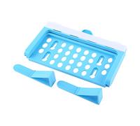 Lylithuif Estante de plástico para Bolsas de Basura, Soporte Plegable y Resistente para Bolsas de Basura Que ahorran Espacio, para Armario de Cocina, Armario, Material PP, Blanco, 20,8x11,5