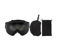 Lylithuif Gafas de esquí Lentes magnéticas Gafas de nieve Antivaho A prueba de viento Amplio campo de visión Doble capa Cambio de color para esquiar Snowboard TPU PC Nylon Esponja Imán