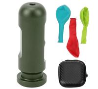 Lylithuif Herramienta de Entrenamiento de ecualización del oído Aleación de Aluminio Equilibrio de presión del oído Herramienta de práctica Auxiliar para Snorkel Submarino Buceo (Verde negruzco)