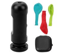 Lylithuif Herramienta de Entrenamiento de ecualización del oído Aleación de Aluminio Equilibrio de presión del oído Herramienta de práctica Auxiliar para Snorkel Submarino Buceo (Negra)