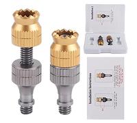 Lylithuif Joystick telescópico de repuesto para dron, controlador basculante de aleación de aluminio CNC de precisión para Air2 Mini2, color titanio dorado, 2,6 cm a 3,2 cm, 1 par
