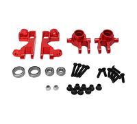 Lylithuif Juego de Bloques C de Copa de dirección RC, Piezas de Repuesto de Alta Resistencia de aleación de Aluminio para Coches Traxxas Sledge 1/10 RC con Tornillos de fijación, (Roja)