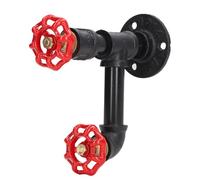 Lylithuif Perchero de Tubo Industrial, Perchero rústico Resistente para Montar en la Pared, para el hogar, Oficina, Dormitorio, baño, Cocina, Sala de Estar, Dormitorio, Garaje, Hecho de (do)