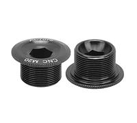 Lylithuif Pernos de Brazo de manivela de Bicicleta, Cubierta de Tapa de Tornillo de Juego de bielas de aleación de Aluminio de Alta Resistencia para Accesorios de Bicicleta de montaña, (M20 Negro)