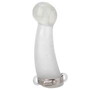 Lylithuif Protector de cuerno de vaca, cubierta protectora antilucha de esquinas redondas de silicona para toros de ganado, uso seguro y cómodo, un par incluido