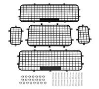 Lylithuif Red de protección de Ventana RC Accesorios de actualización duraderos de Metal Traxxas TRX4 1/10 Escala RC Crawler Car Negro 5 Piezas