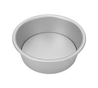 Lylithuif Round Cake Mold Anodized Aluminum Alloy Removable Bottom Baking Tool for Home Bakers DIY Desserts Silver 12cm 85g