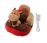 Lylithuif Sofá para bebé, Silla de Peluche con Animales de Dibujos Animados, ángulo Ajustable, Silla para Aprender a Sentarse con Cable USB para niños pequeños, niños y niñas, Uso en (Tipo 3)