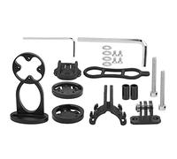 Lylithuif Soporte de extensión de vástago de computadora de Bicicleta de aleación de Aluminio, Adaptador de Soporte de cronómetro, Soporte Multifuncional para Bryton IGS Cateye Series,