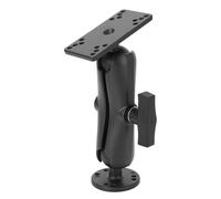 Lylithuif Soporte para buscador de Peces de Brazo Corto, Soporte electrónico Marino de aleación de Aluminio, Soporte para Tableta para buscador de Peces, para entusiastas de la navegación