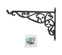 Lylithuif Soporte para colgar al aire libre Hierro negro Colgador de plantas decorativo multifuncional para comedero de pájaros Linterna Campanas de viento Decoraciones Colgador de plantas