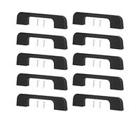 Lylithuif Tiradores de cajones Manijas de gabinete Fuerte capacidad de carga Moderno Simple Único Aleación de zinc 11,2 x 23 mm 10 piezas para puerta de armario Ventana Cajón de gabinete