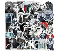 LYLSDSB Moon Knight Pegatinas 50 unidades de vinilo de dibujos animados héroe pegatinas para laptop, monopatín, motocicleta, coche, resistente al agua, película de graffiti para niños y adolescentes