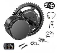 LYMFCFC Kit de Conversión de Bicicleta Eléctrica con Motor Central de 48 V y 350/500/750 W para Bicicleta de Montaña y Carretera, Resistente Al Agua, para Adultos. 48V350W,48T