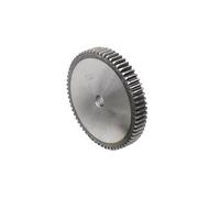LYMFE Engranaje helicoidal industrial 2.5Mod 10T-25T 45# Engranaje recto de acero Módulo de metal 2.5 rueda de engranaje de motor 10 dientes-25 dientes (tamaño: 25 dientes)